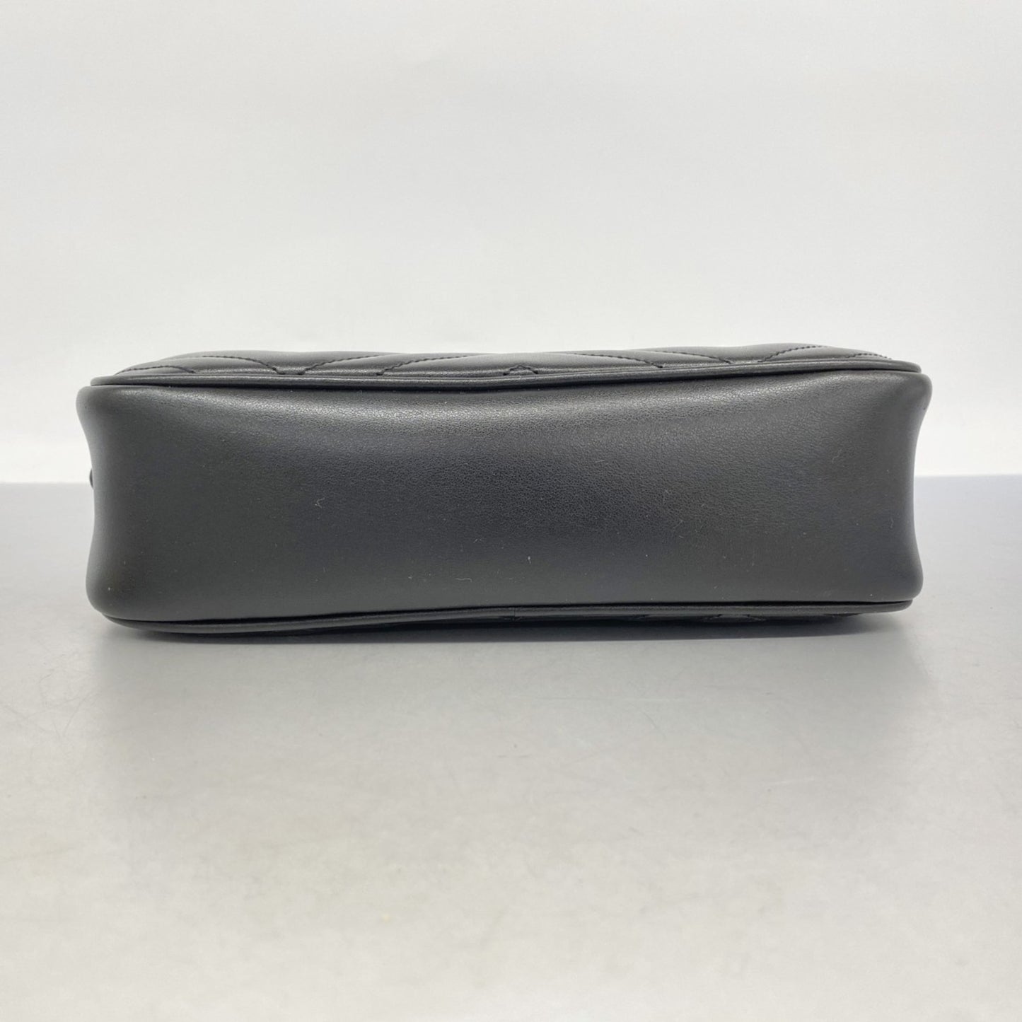 Gucci Gg Marmont Shoulder Bag 447632 Leather Black