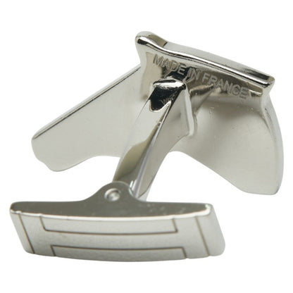 Hermes Herms Jolly Jumper Cufflinks In Silver