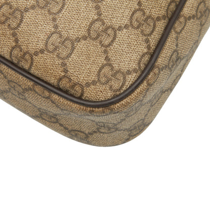 Gucci Gg Supreme Business Bag 201480 Beige Brown Leather