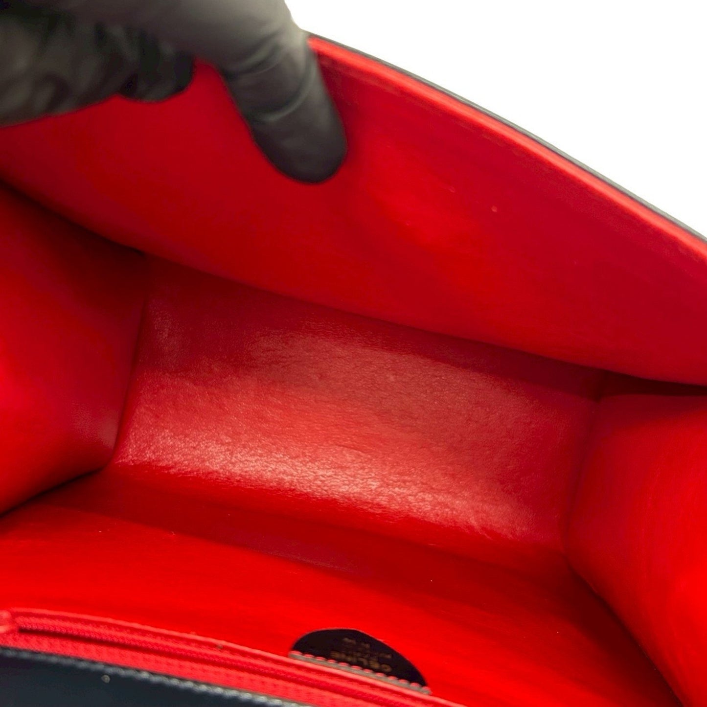 Celine Star Ball Leather 2-Way Handbag/Shoulder Bag