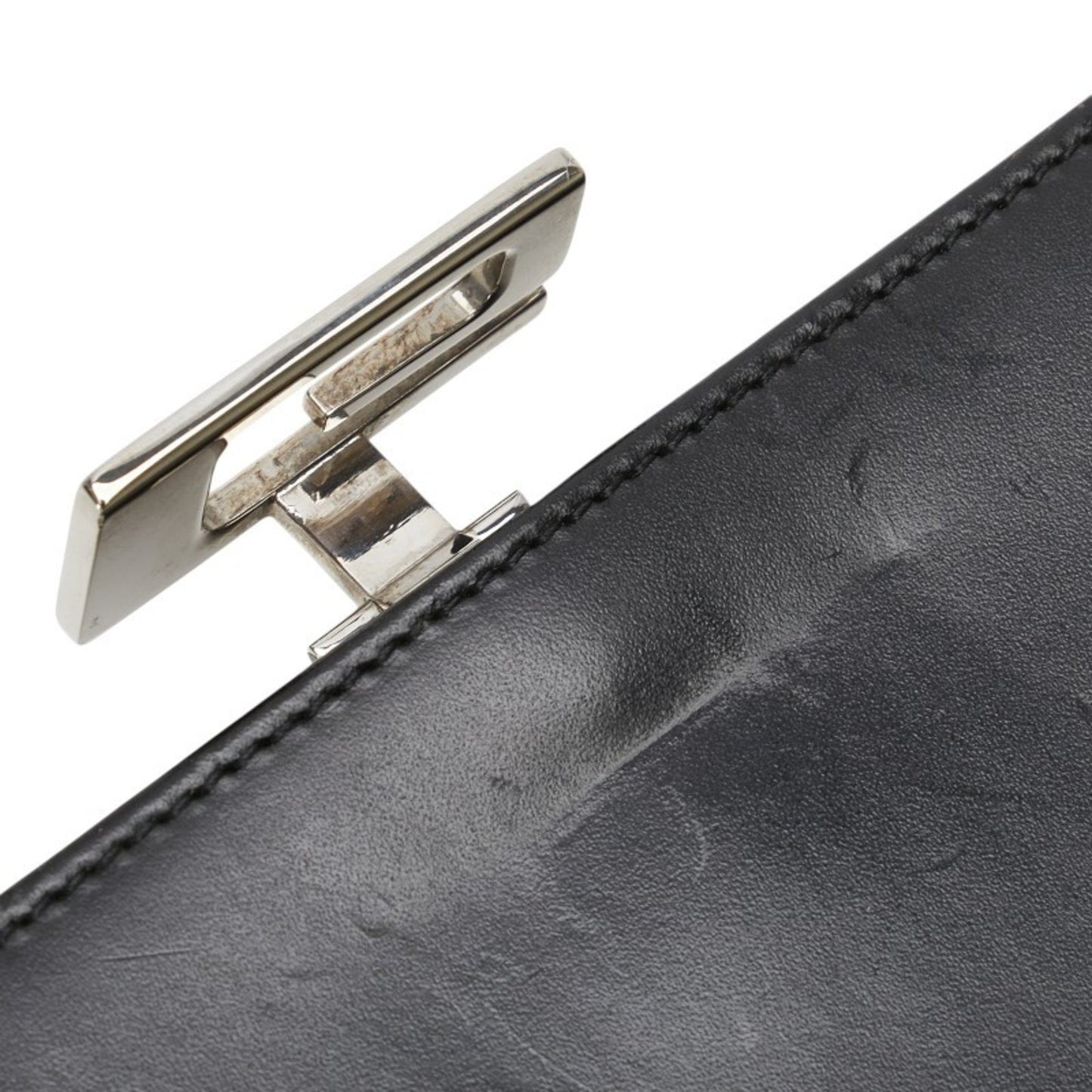 Gucci G Logo Long Wallet 035 2067 2098 Black Leather