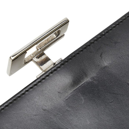 Gucci G Logo Long Wallet 035 2067 2098 Black Leather