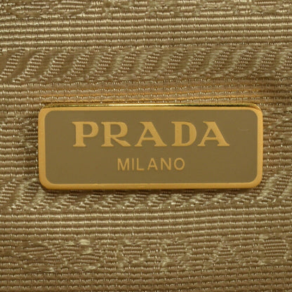 Prada Shoulder Bag Jacquard 1Bh097 Beige Outlet