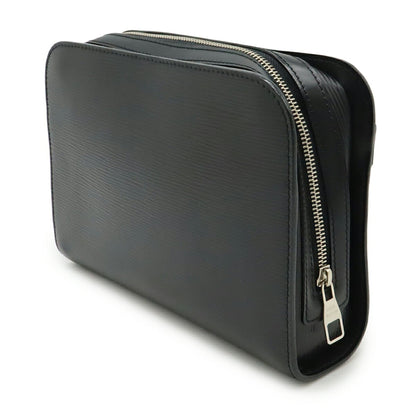 Louis Vuitton Epi Leather Hoche Second Bag/Clutch Bag In Black