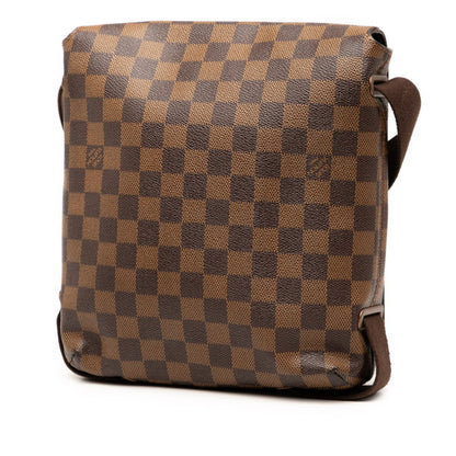 Louis Vuitton Damier Brooklyn Pm Crossbody Shoulder Bag N51210 Brown Leather
