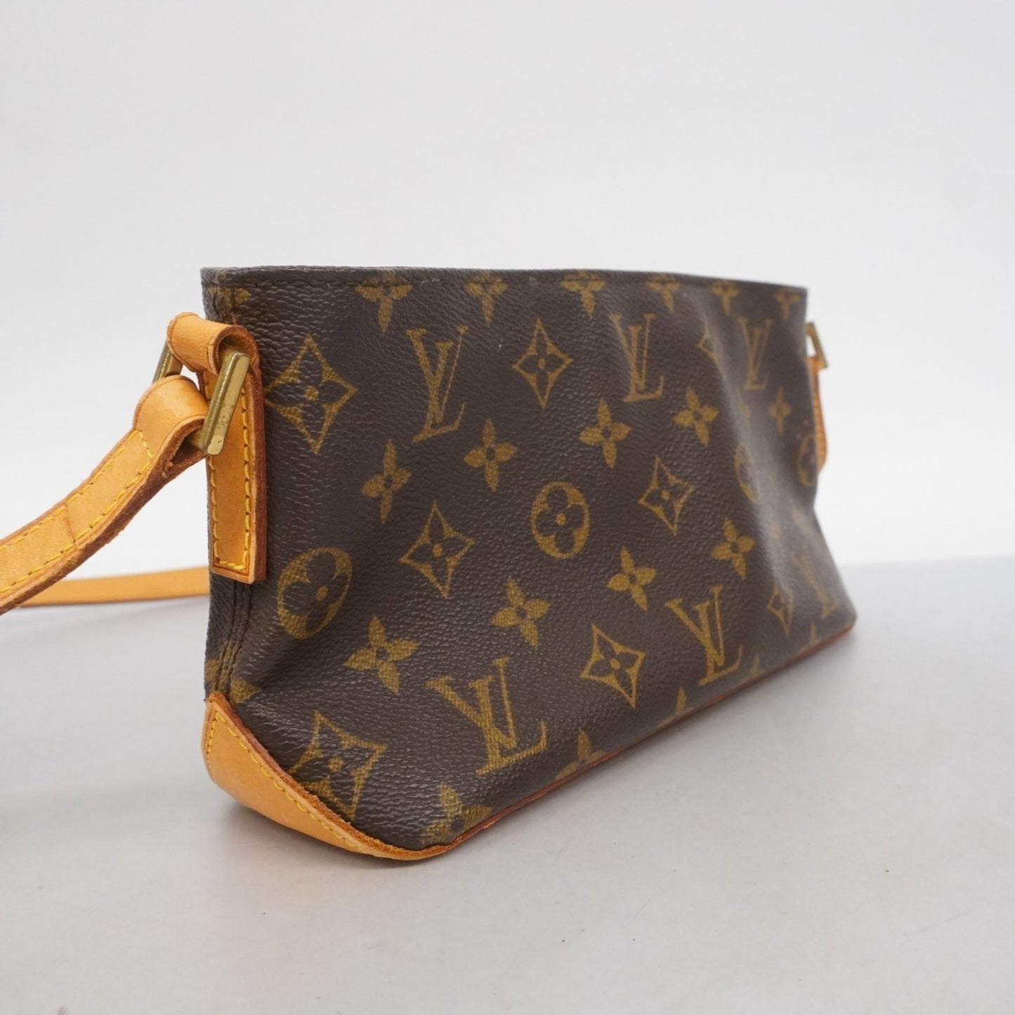 Louis Vuitton Monogram Trotter Shoulder Bag M51240 Brown