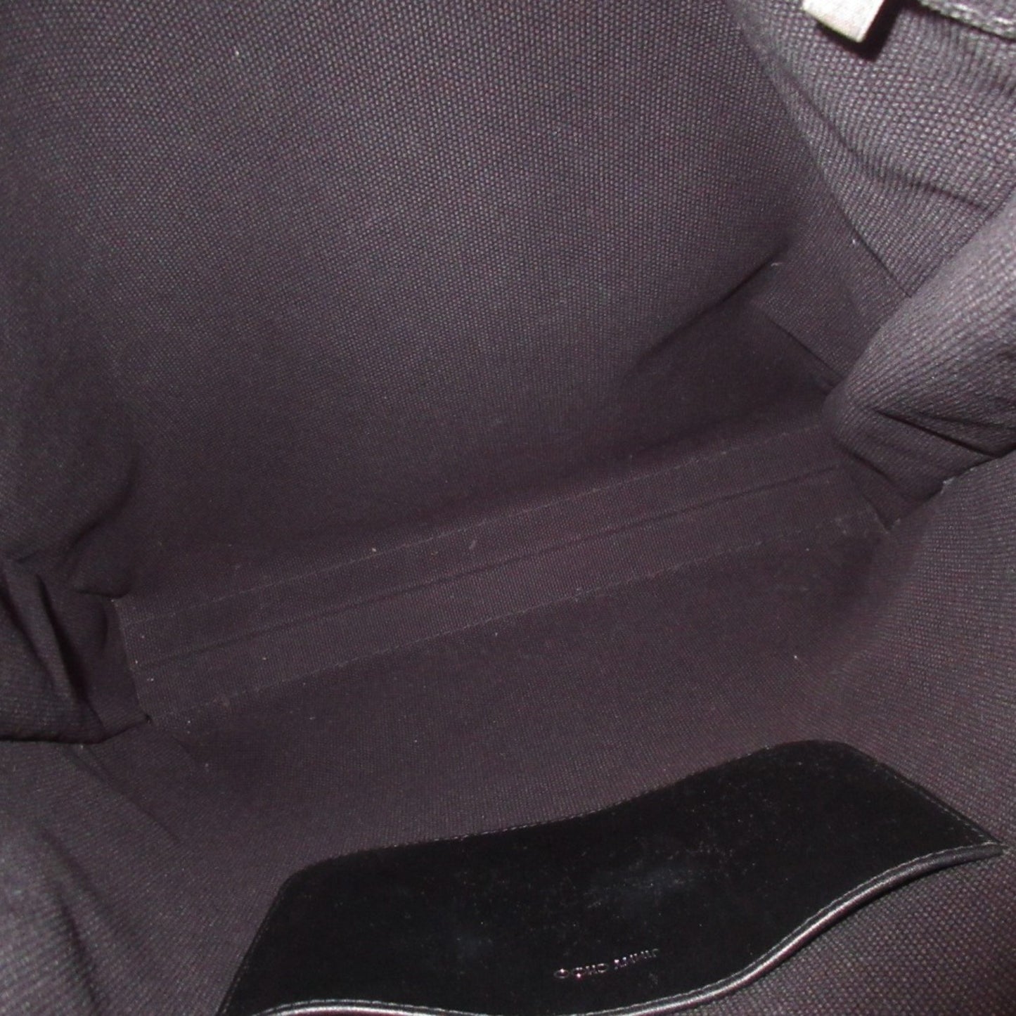 Jimmy Choo Logo Canvas Tote Bag In Black