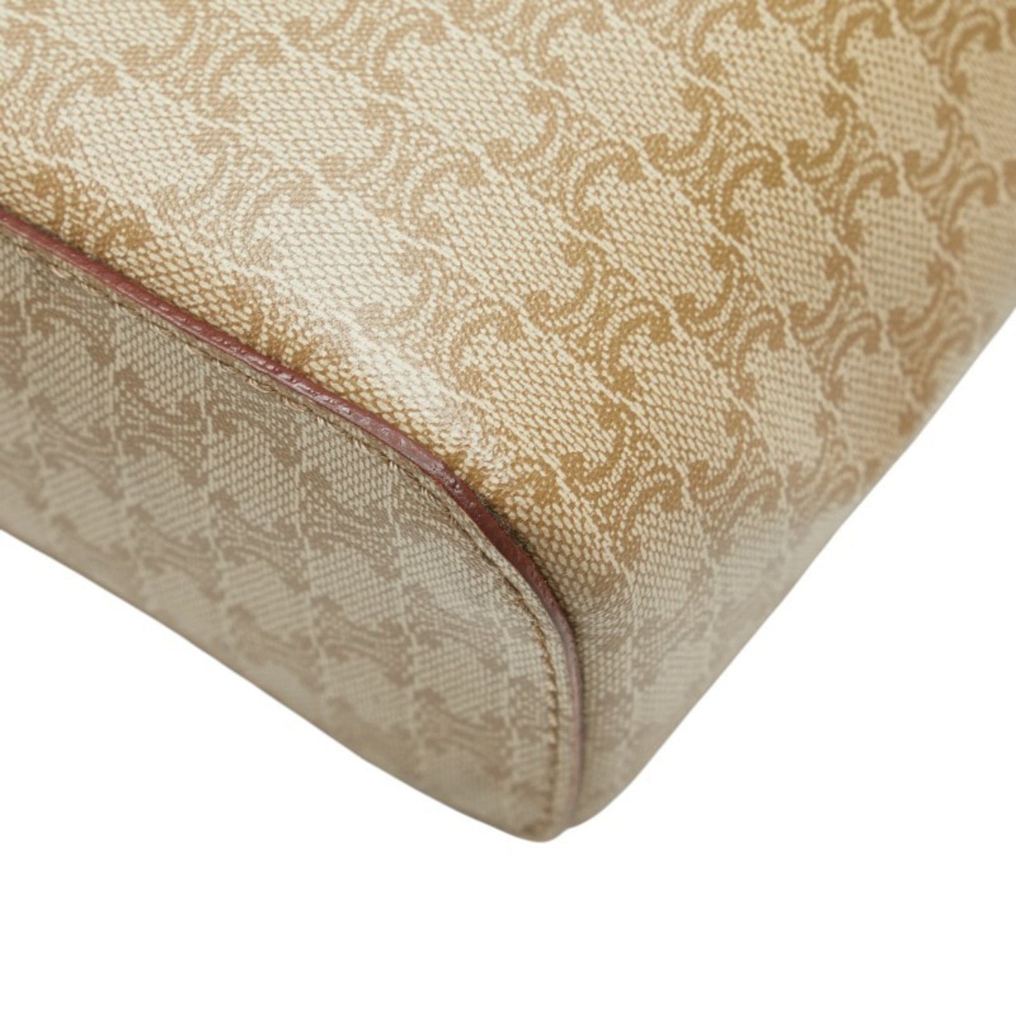 Celine Macadam Vanity Bag In Beige