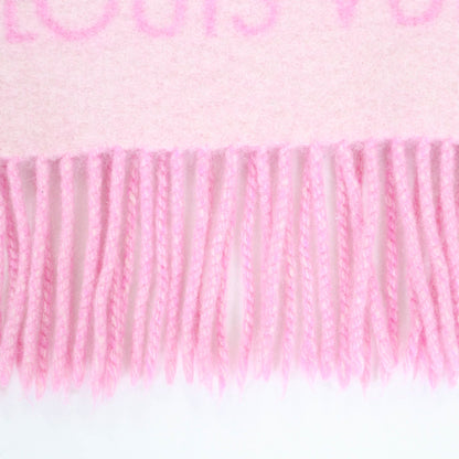 Louis Vuitton Echarpe Reykjavik M76066 100% Cashmere Stole/Scarf With Lv Logo Fringe