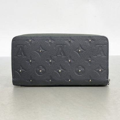 Louis Vuitton Monogram Empreinte Studded Zippy Wallet M61442 Platine