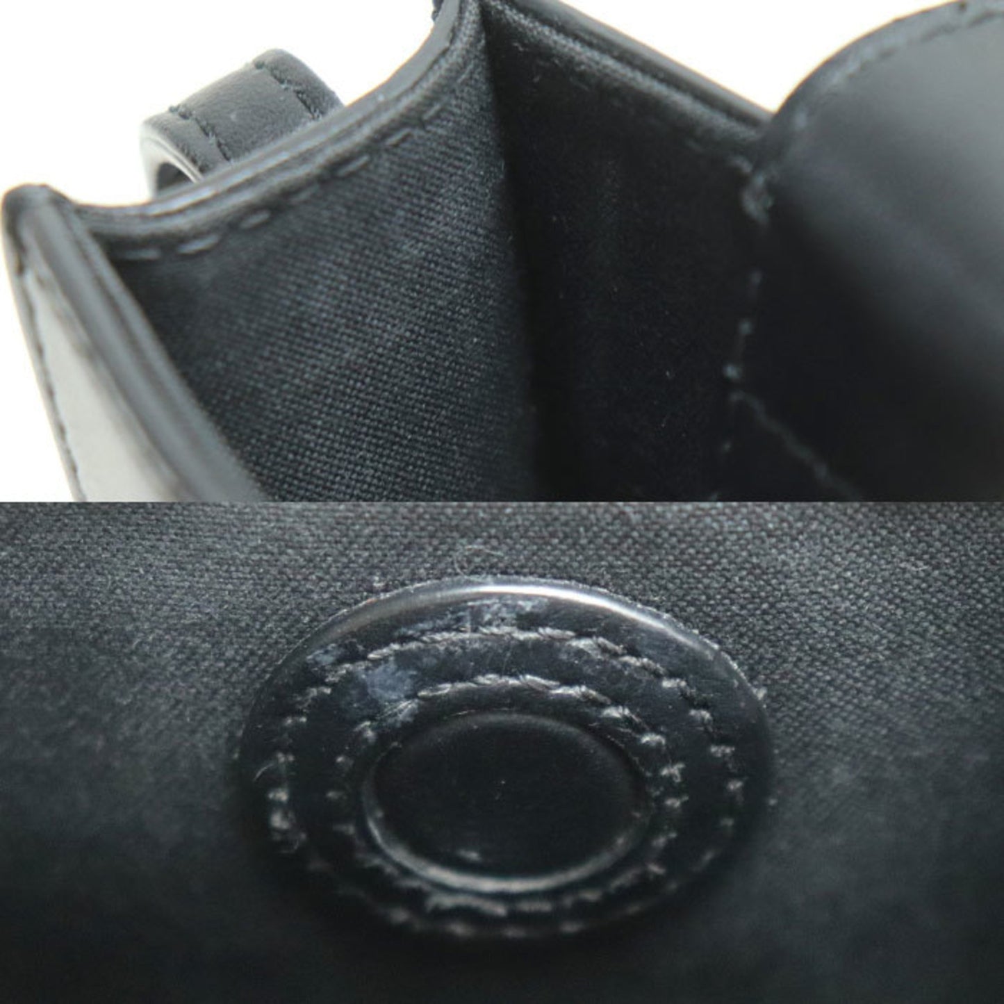 Fendi Phone Holder Shoulder Bag Black 7As192