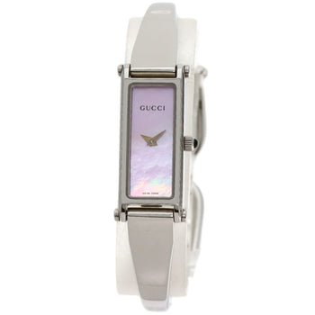 Gucci 1500L Square Face Watch Stainless Steel Ss