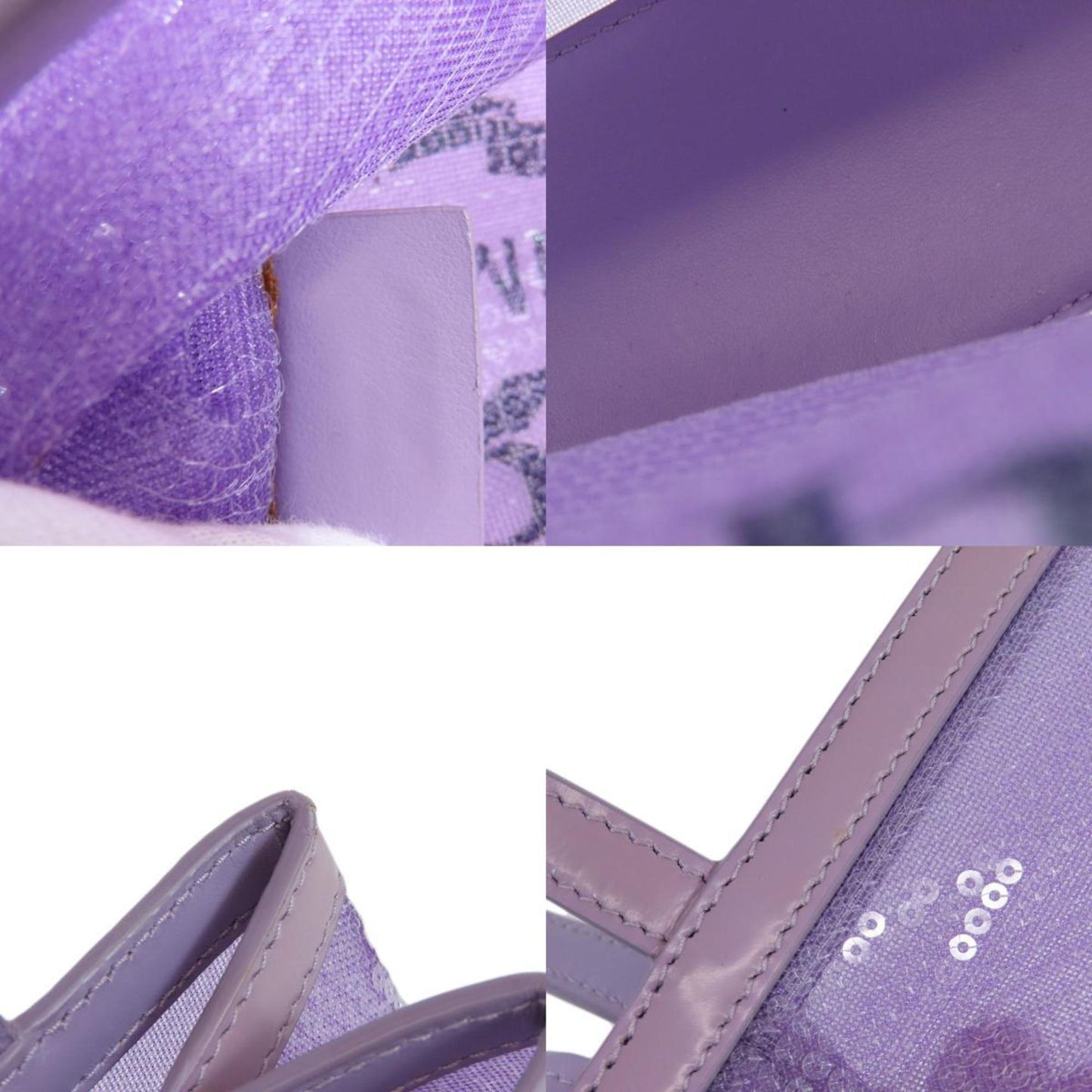 Prada Mesh Tote Handbag Sequins