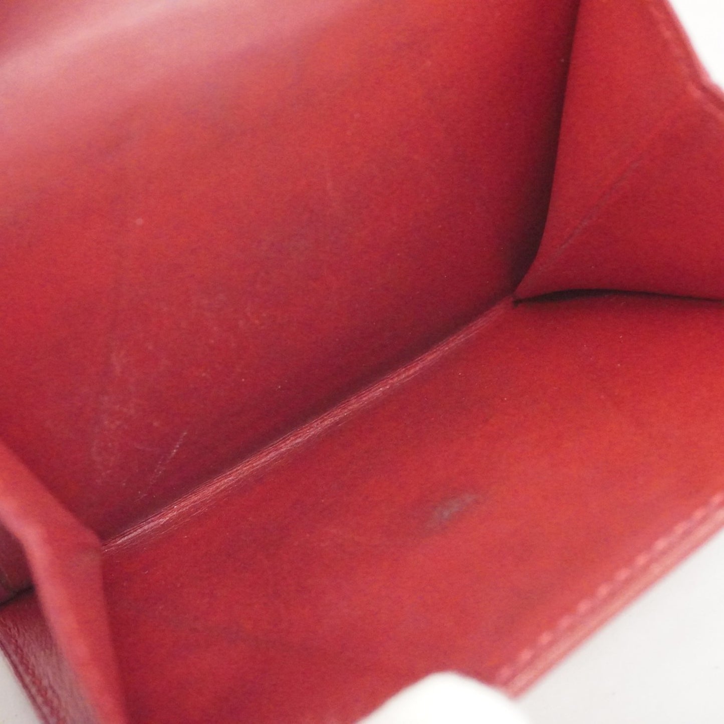 Louis Vuitton Vernis Portefeuille Elise Tri-Fold Wallet M93529 Pomme D'Amour