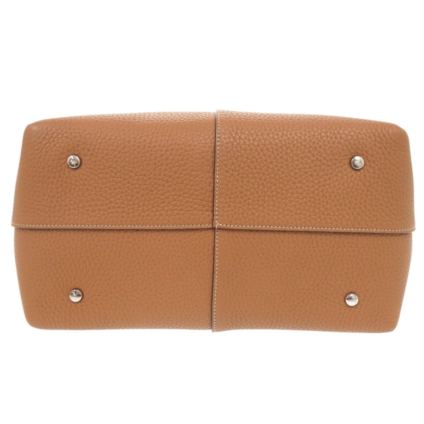 Like New Tod'S Di Small Leather Brown 2-Way Handbag/Shoulder Bag 0536 Tod'S