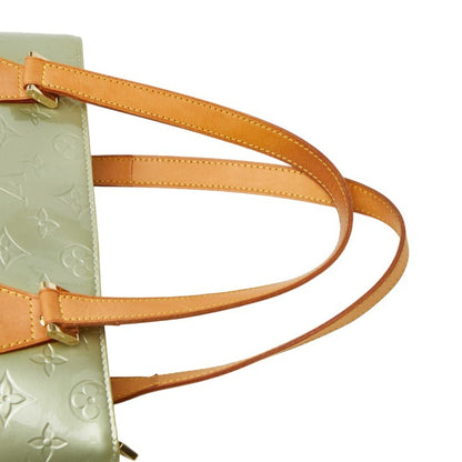 Louis Vuitton Monogram Vernis Houston Tote Bag M91053 Green Patent Leather