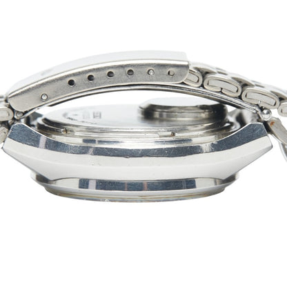 Seiko 3-Hand Day-Date Watch 3863-7010 Quartz Silver Dial Stainless Steel