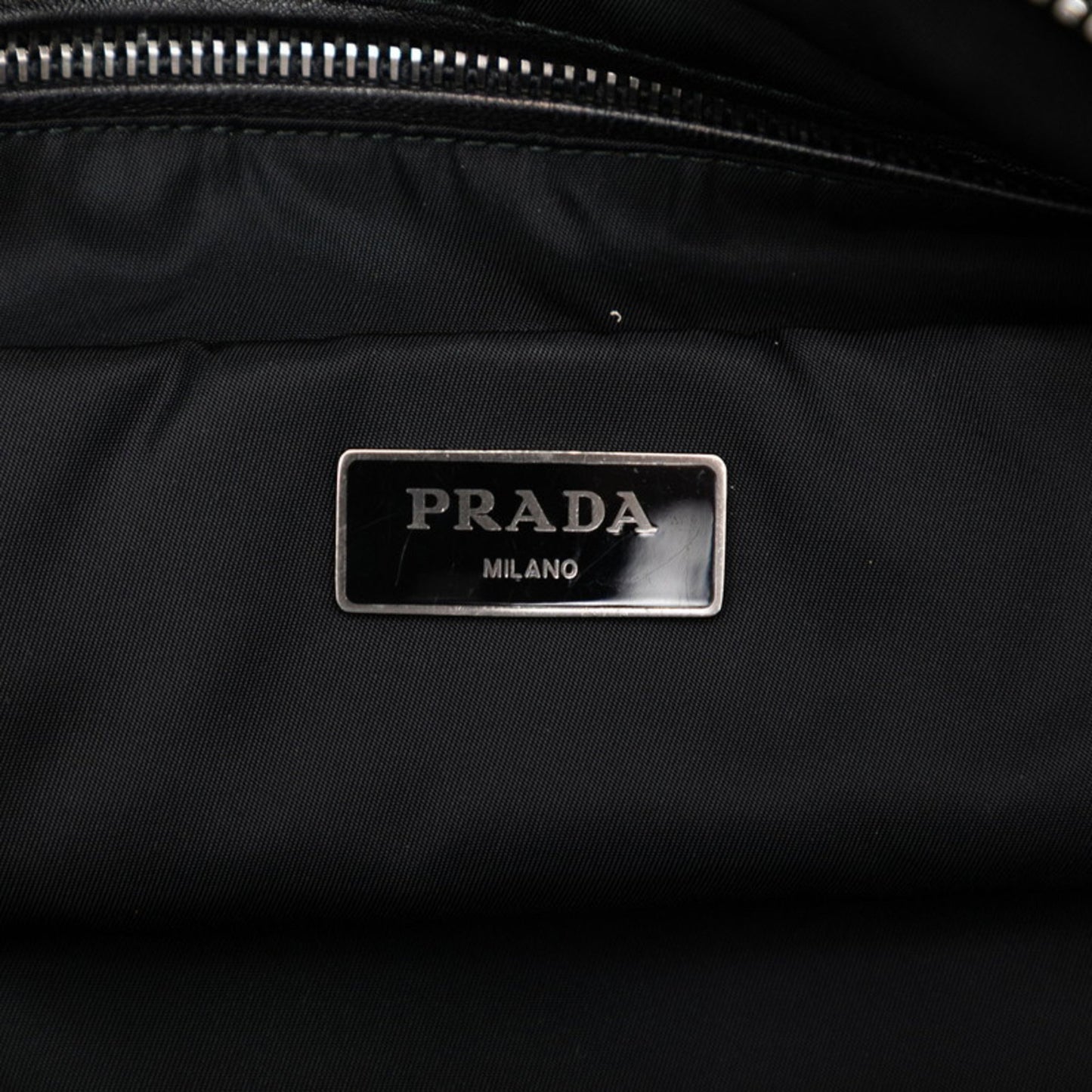 Prada 2-Way Shoulder Bag/Handbag 1Bg959 Navy/Black Nylon/Leather