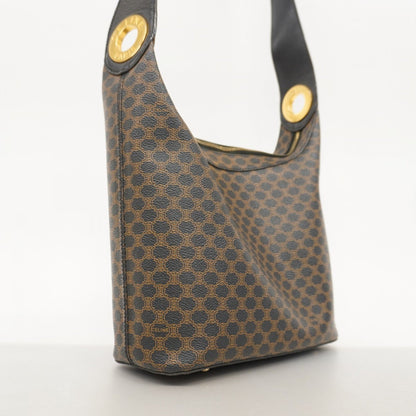 Celine Shoulder Bag Macadam Black