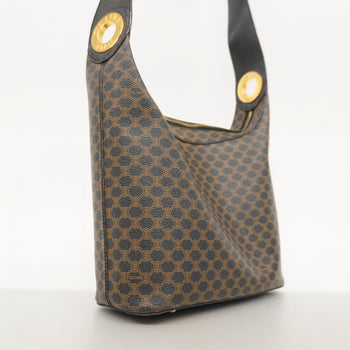 Celine Shoulder Bag Macadam Black