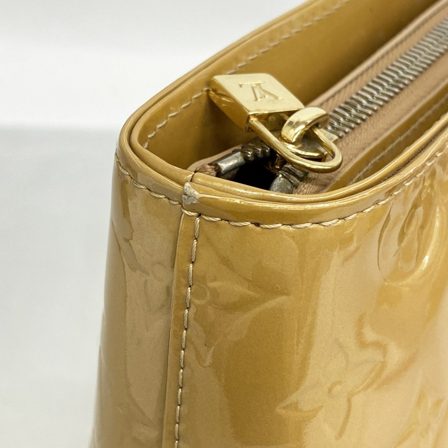 Louis Vuitton Vernis Houston Tote Bag M91340 Noisette