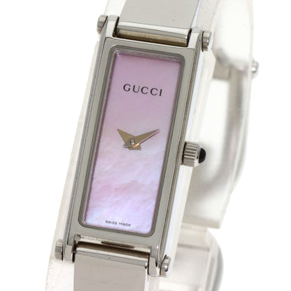 Gucci 1500L Square Face Watch Stainless Steel Ss