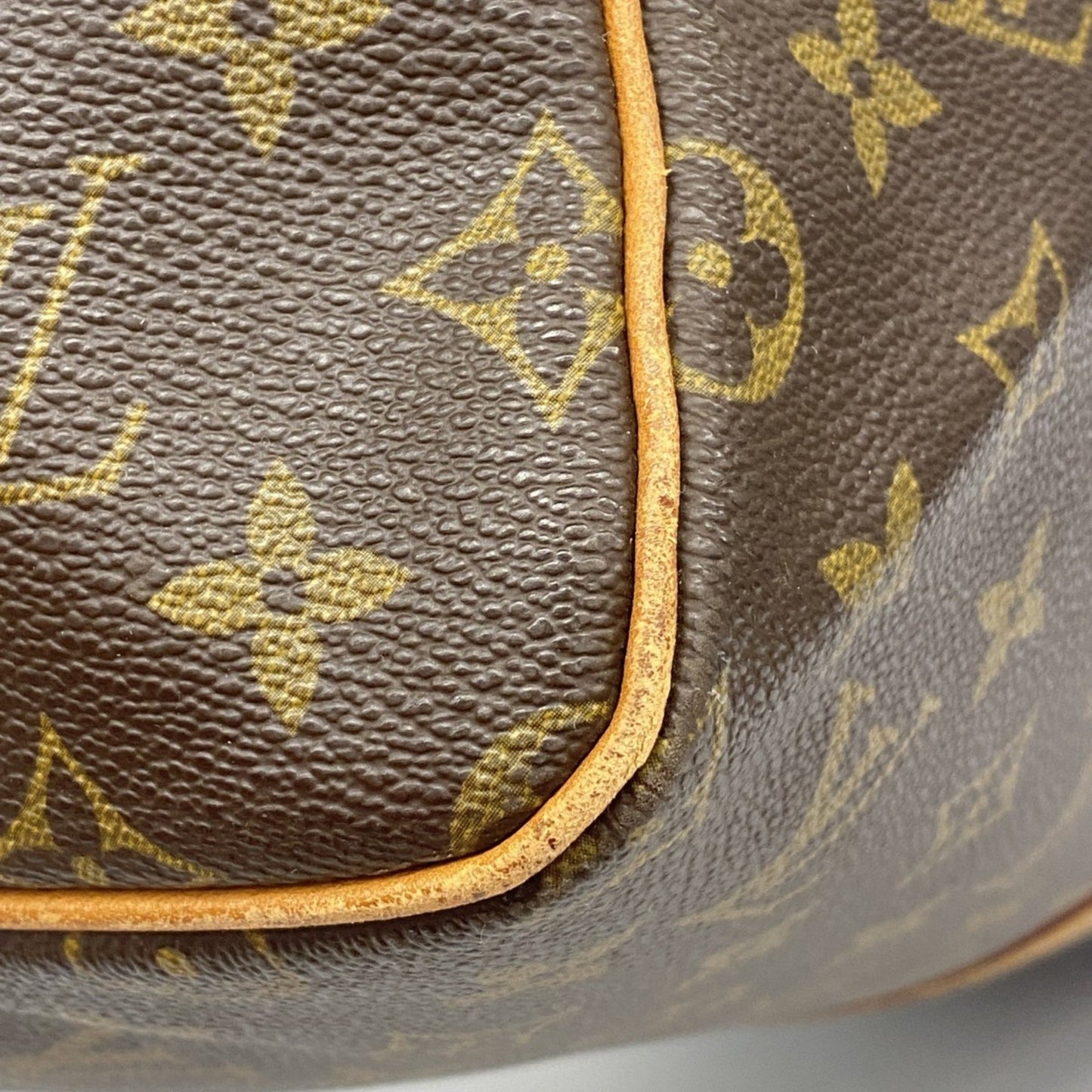 Louis Vuitton Monogram Keepall 55 Boston Bag M41424 Brown