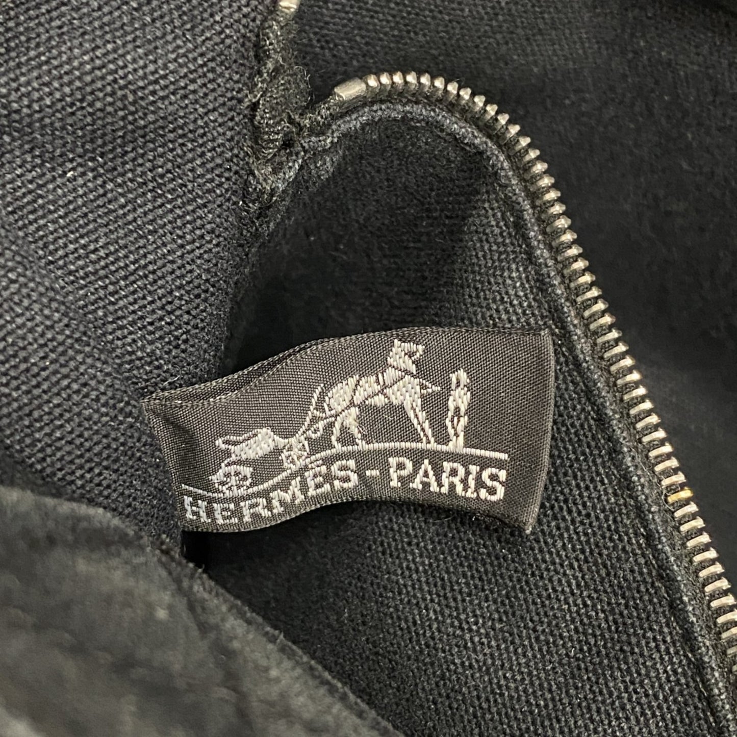 Hermes Tote Bag Foul To Pm Canvas Black