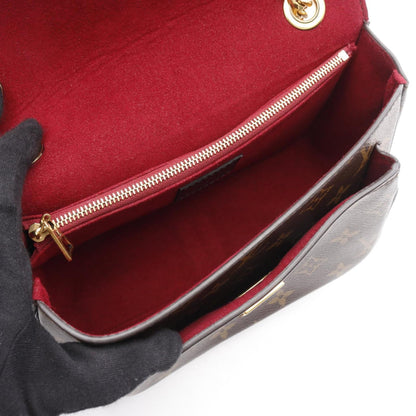 Louis Vuitton Passy Shoulder Bag Coated Canvas Leather Monogram