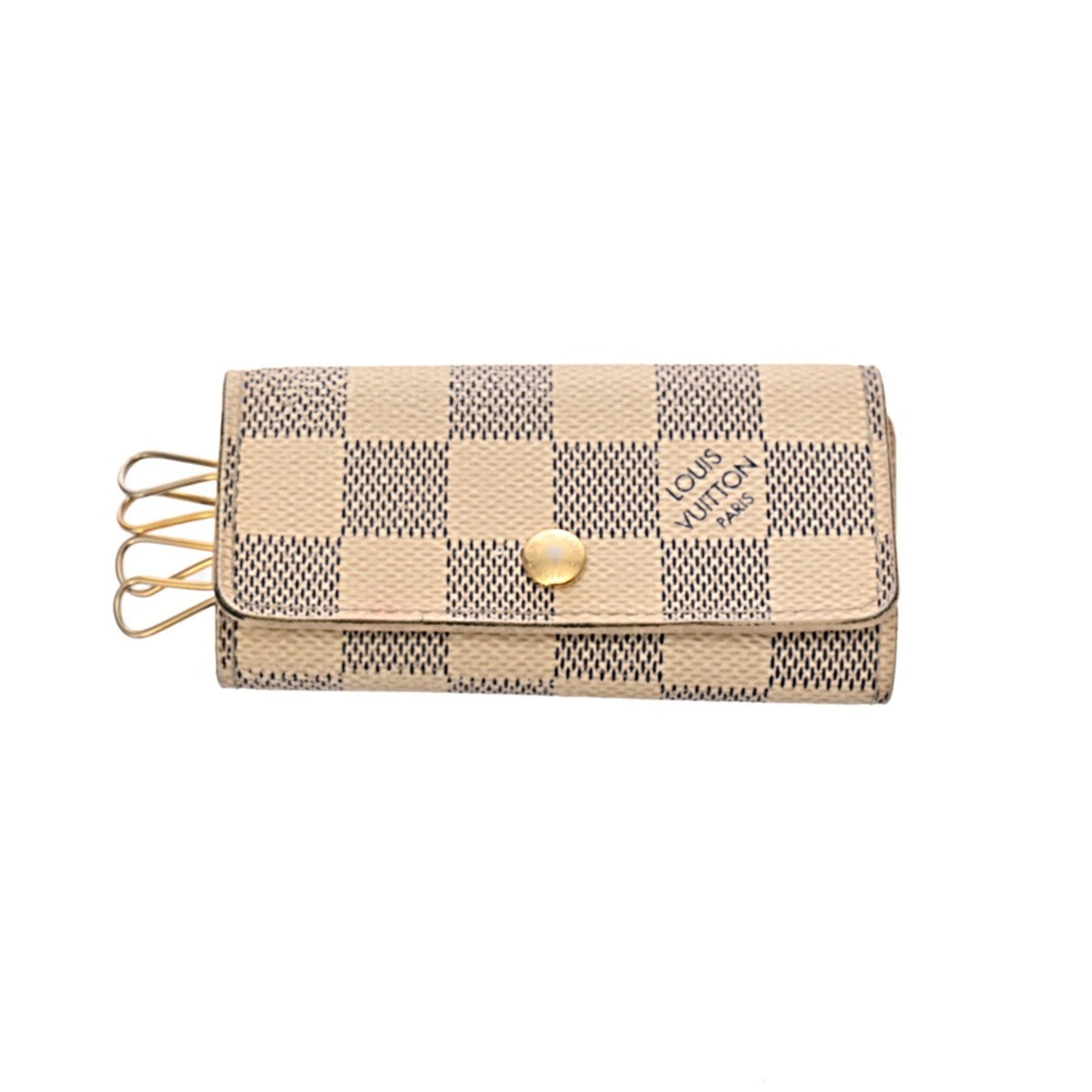 Louis Vuitton Damier Azur Canvas 4-Key Case
