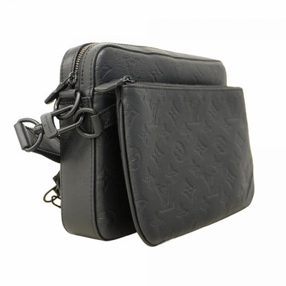 Louis Vuitton Monogram Shadow Trio Shoulder Bag M46602 Noir