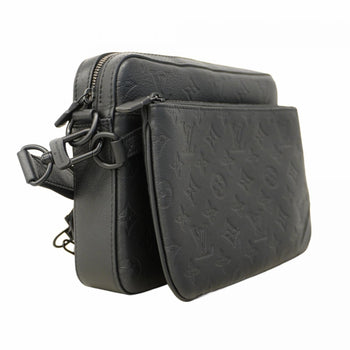 Louis Vuitton Monogram Shadow Trio Shoulder Bag M46602 Noir