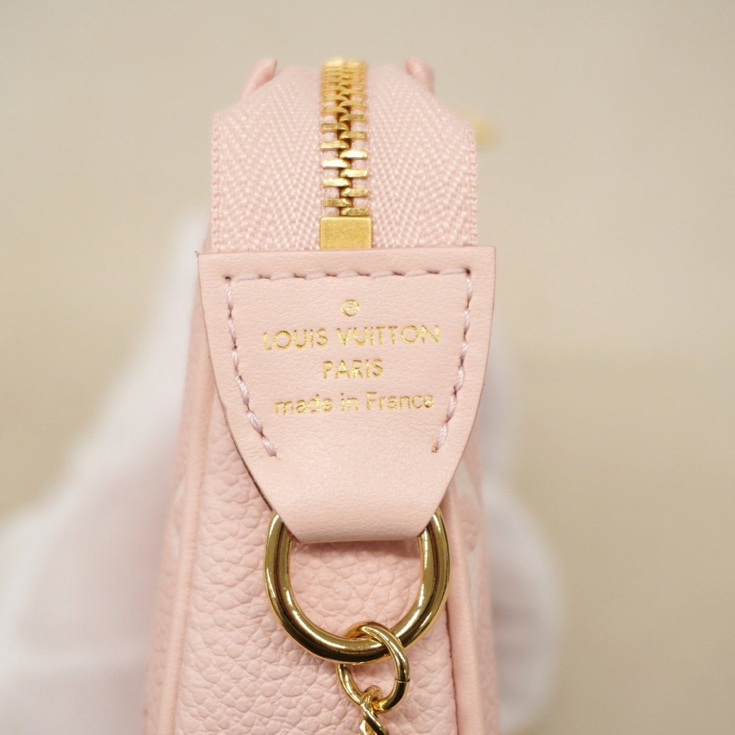 Louis Vuitton Monogram Empreinte Broderie Mini Pochette Accessoires M81140 Pink