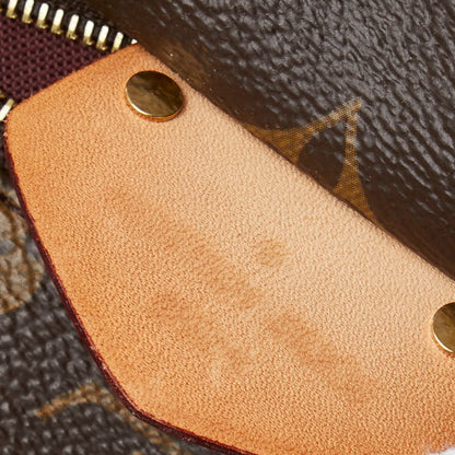 Louis Vuitton Monogram Iena Pm Shoulder Bag M42268 Brown Leather