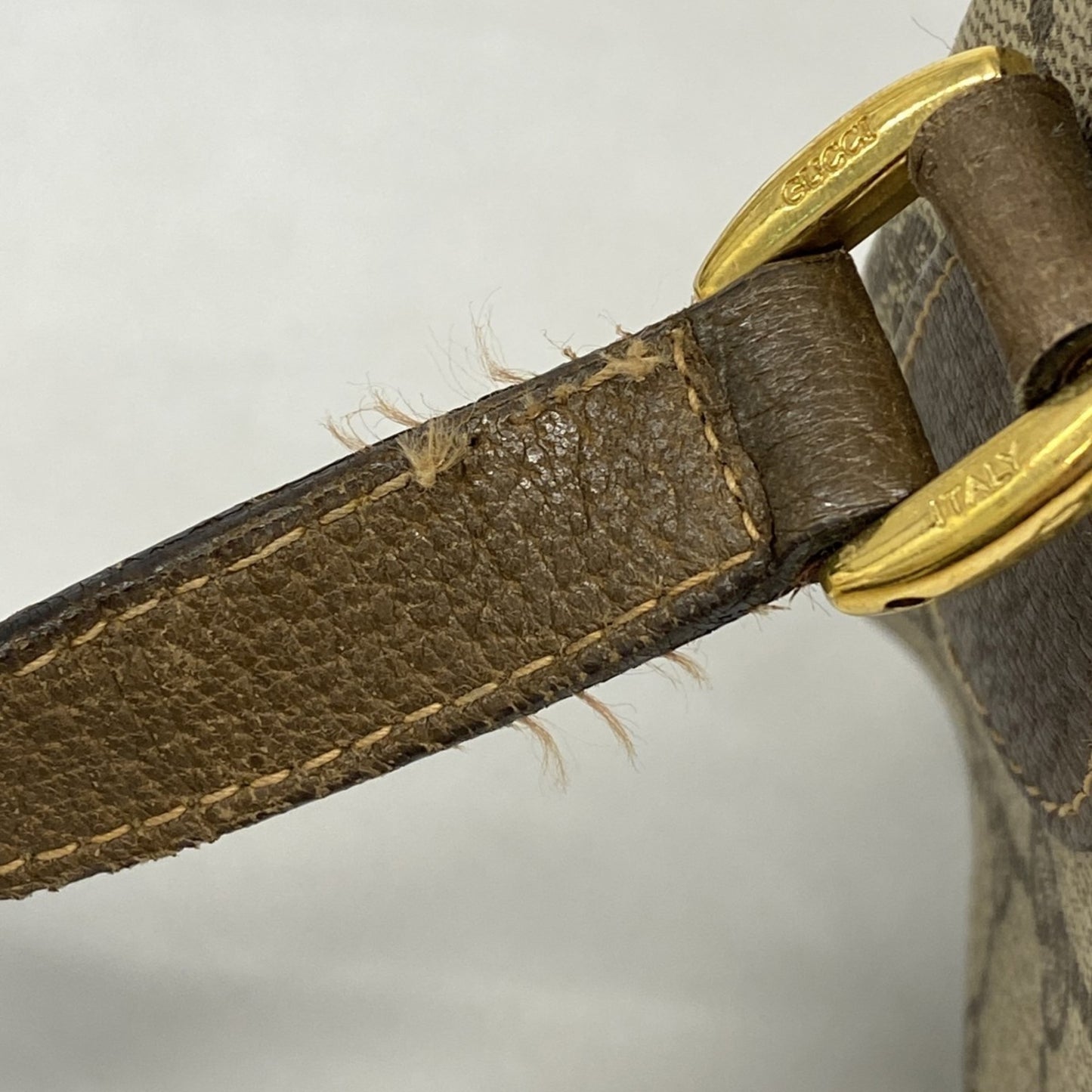 Gucci Gg Supreme Sherry Line Shoulder Bag 89 02 032 Brown