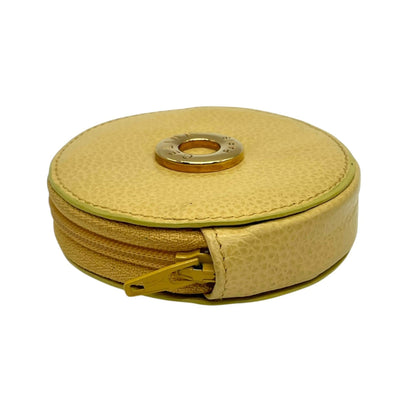 Celine Round Circle Logo Wallet/Coin Case