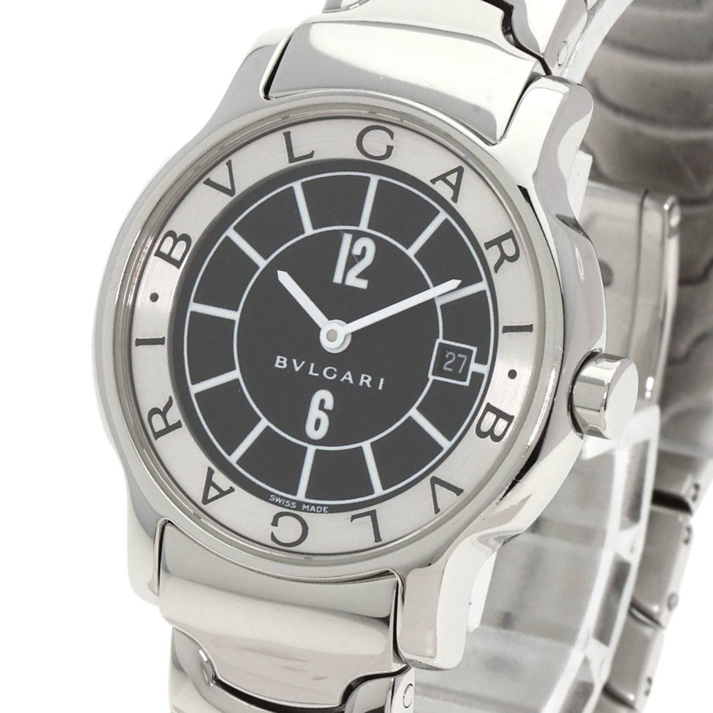 Bvlgari St29S Solotempo Stainless Steel/Ss