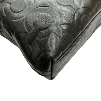 Coach Shoulder Bag 70248 Black Leather