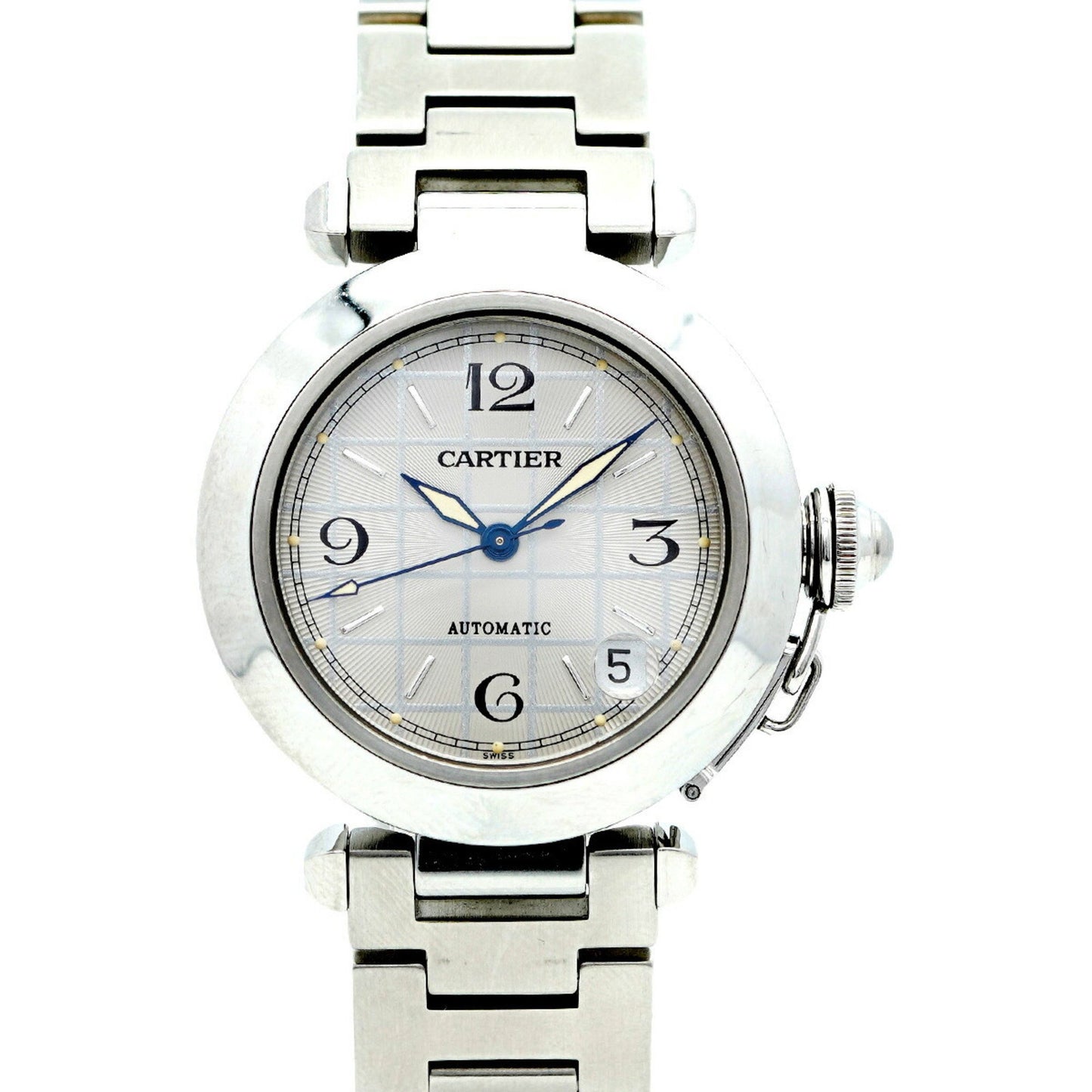 Cartier Pasha C W31023M7 Silver Dial