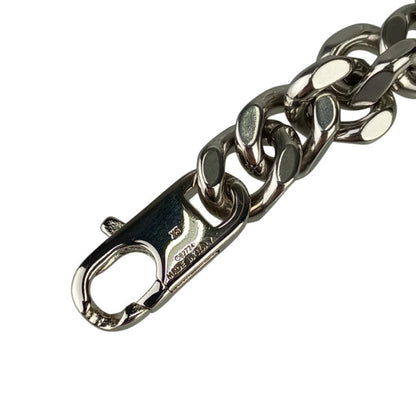 Fendi Ff Baguette Link Chain Bracelet In Silver Metal