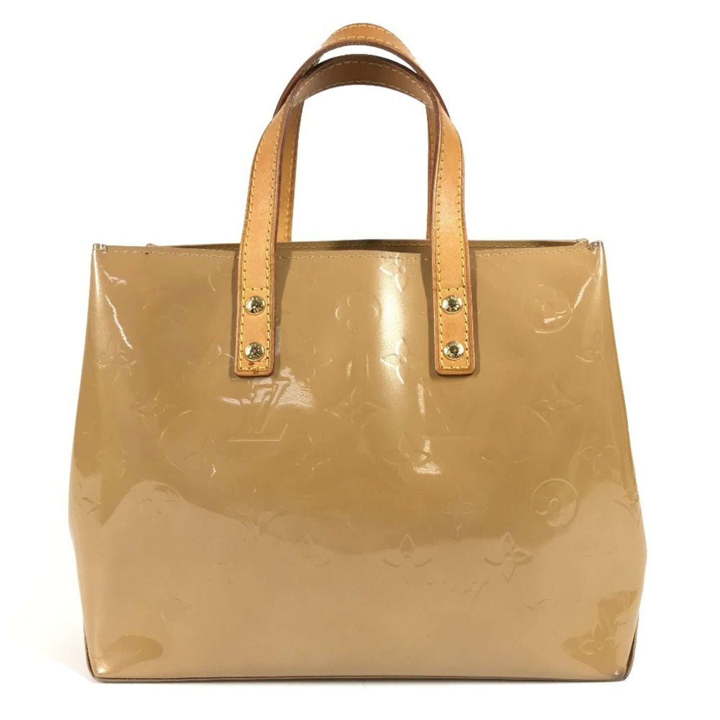 Louis Vuitton M91334 Monogram Vernis Reed Pm Tote Bag/Handbag In Canvas