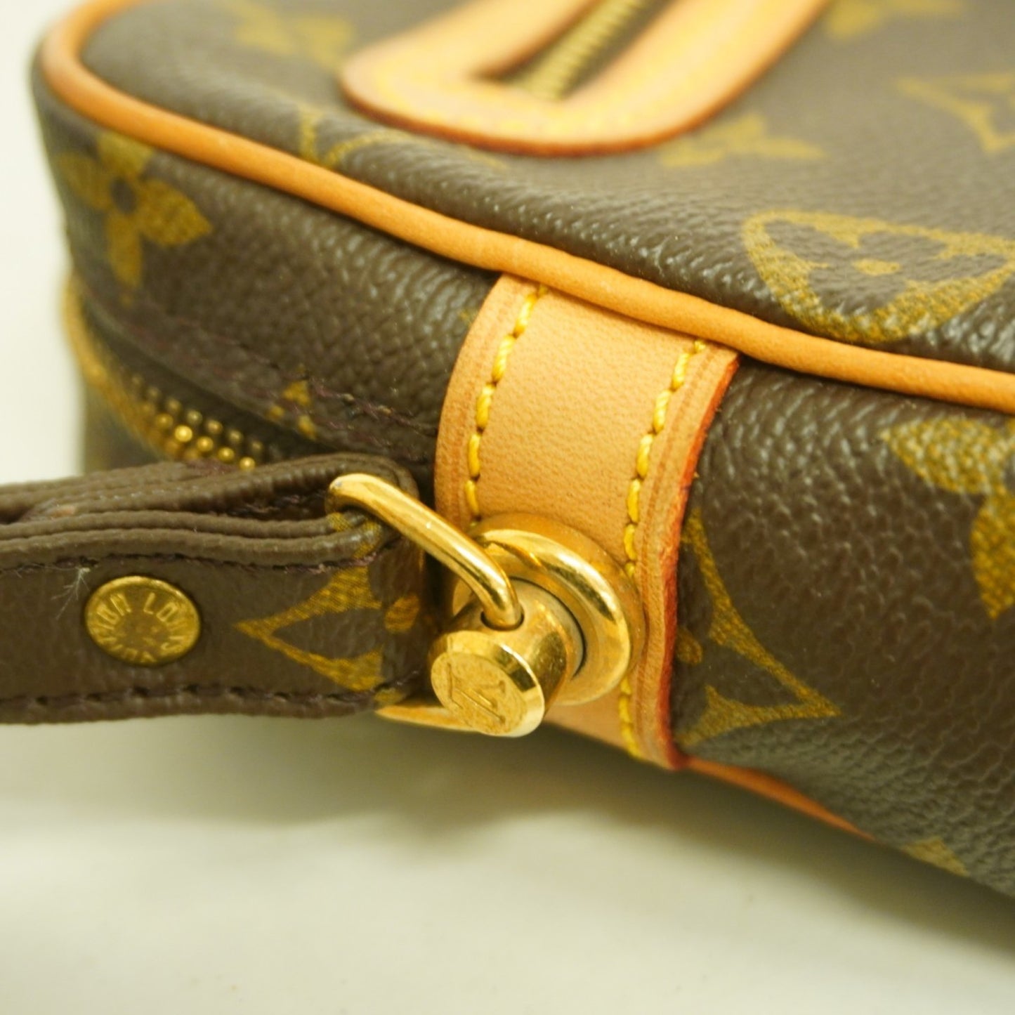Louis Vuitton Monogram Marly Dragonne Gm Clutch Bag M51825 Brown