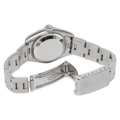 Rolex Oyster Perpetual Watch 69160 Automatic Black Dial Stainless Steel