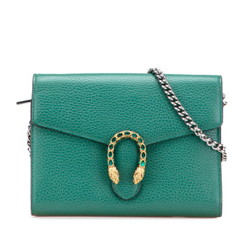 Gucci Dionysus Chain Shoulder Bag/Wallet Bag 401231 Green