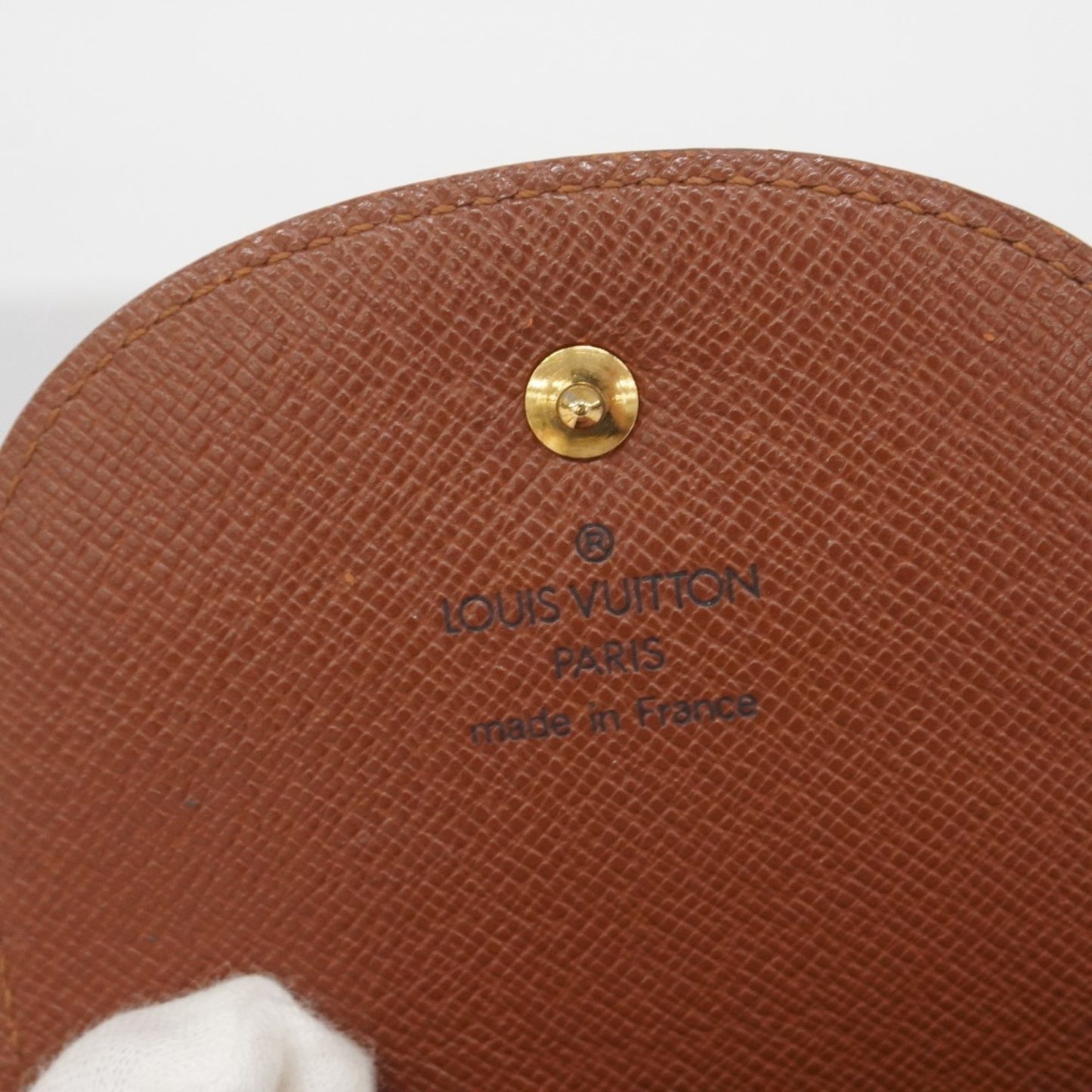 Louis Vuitton Monogram Porte Monnaie Wallet/Coin Case M61970 Brown