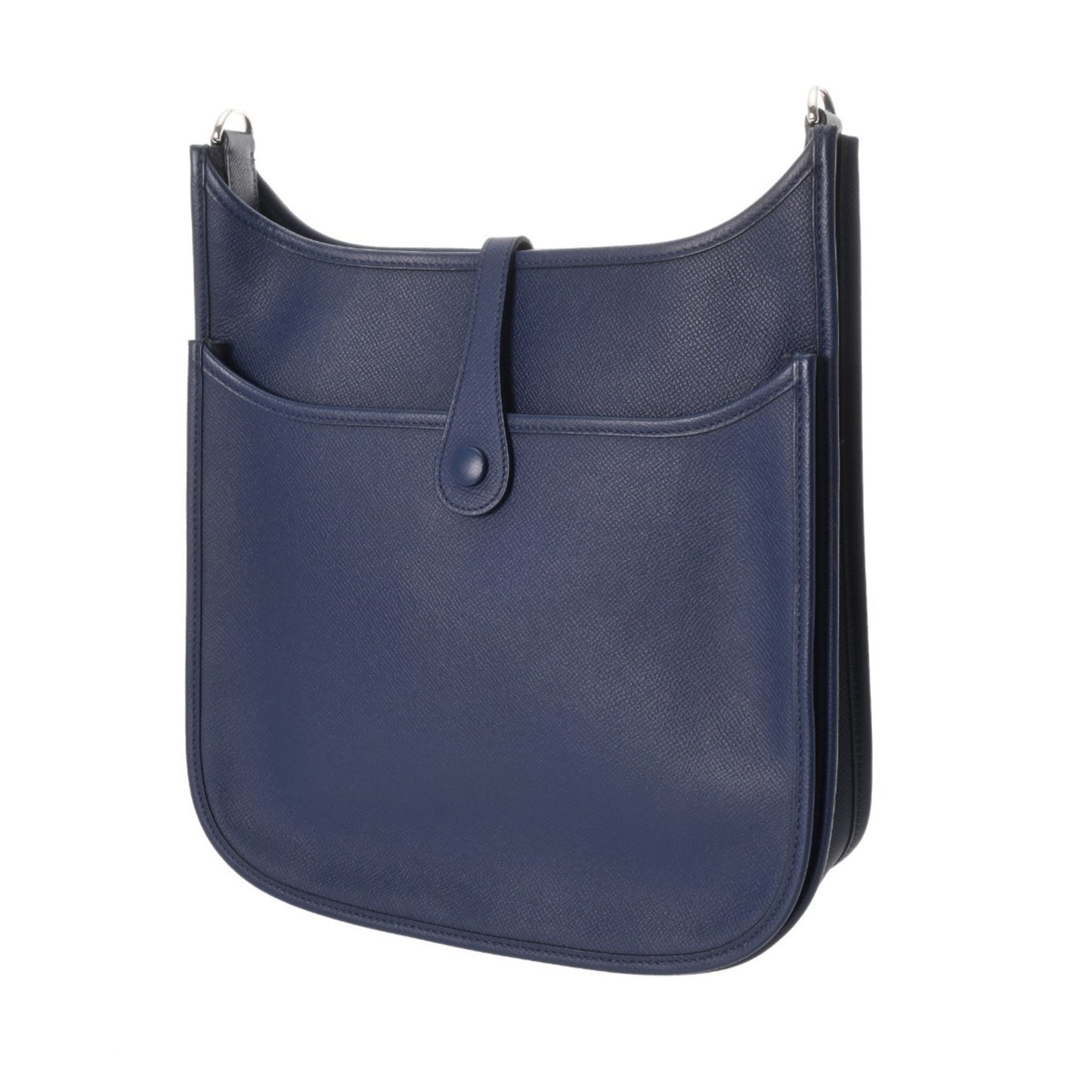 Hermes Evelyn 3 Pm Blue Ankle Q Stamp (Circa 2013)