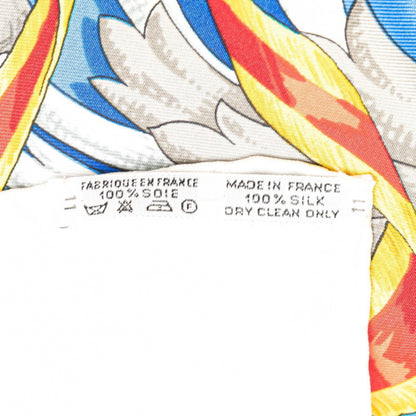 Hermes Herms Carr 90 "Le Mors A La Conetable" Scarf
