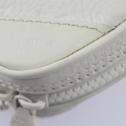 Louis Vuitton Utility Side Bag Monogram Shoulder M53297 Taurillon Leather Off-White Body Pouch