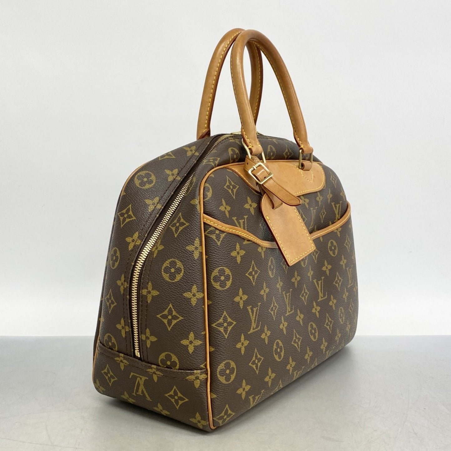 Louis Vuitton Monogram Deauville Handbag M47270 Brown