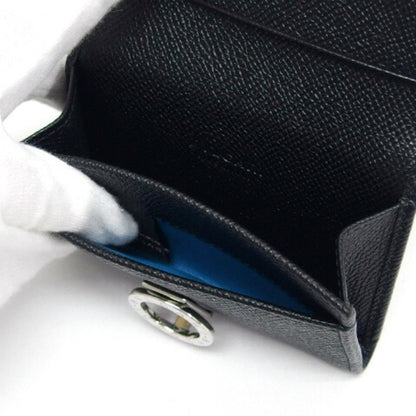 Bvlgari Clip Card Case Business Holder Black Unused